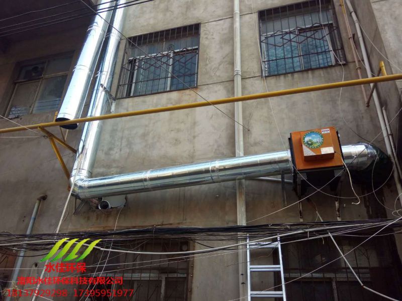 新安縣巴蜀炒雞店（diàn）油煙淨化器安裝