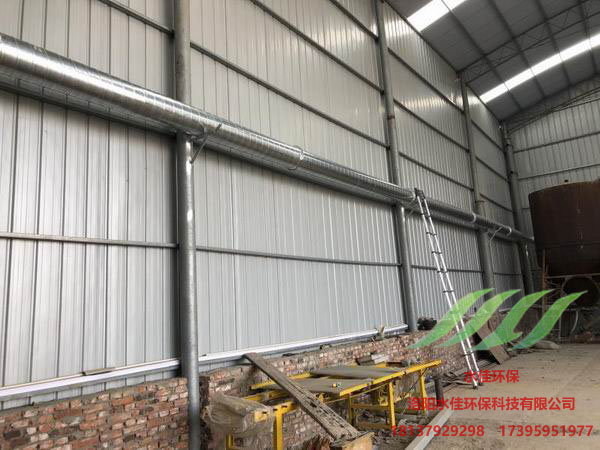 孟津劉哲彩磚廠除塵設備（bèi）